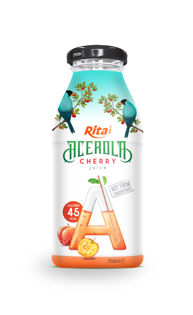 250ml Glass bottle Cherry Juice